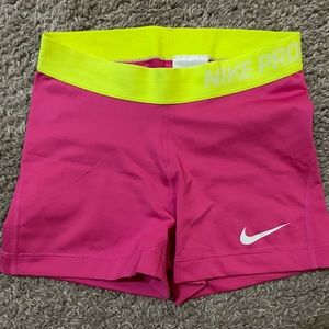 Barely worn Nike Pro Spandex Shorts